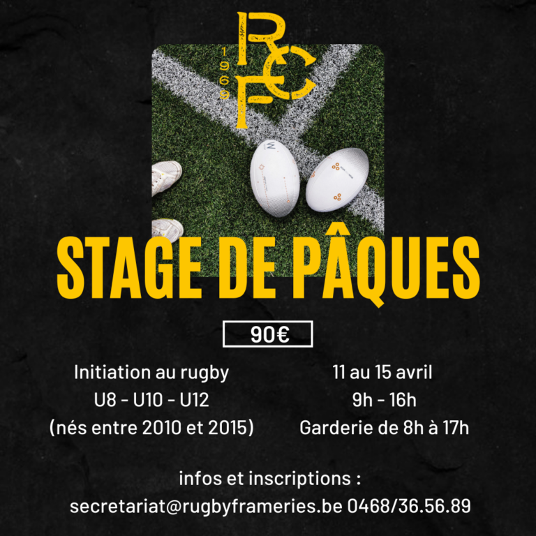 Stage de Pâques